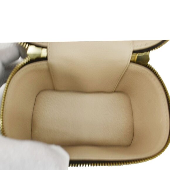 Louis Vuitton Nice Nano Monogram Canvas Toiletry Pouch Brown - Picture 14 of 16